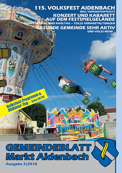 Titelseite Gemeindeblatt Aidenbach 2018-02