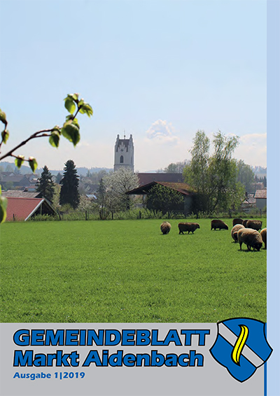 Titelseite Gemeindeblatt Aidenbach 2019-01
